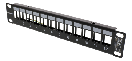 Deltaco IMP 10-PATCH18 - koblingspanel - 1U - 10"