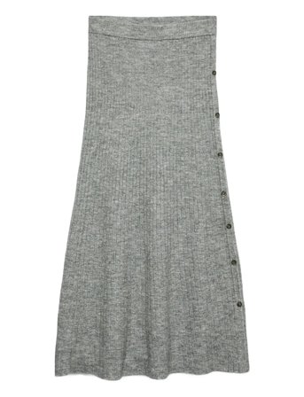 Vmsally Nw Ankle Skirt Grey Vero Moda