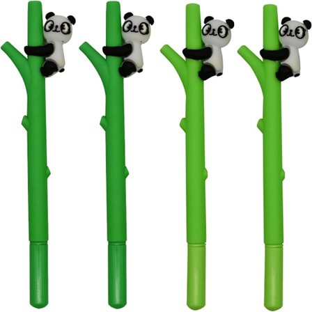 Puukiipeily Panda Gel Pen Suloinen Panda Animal Style -kynä, musta