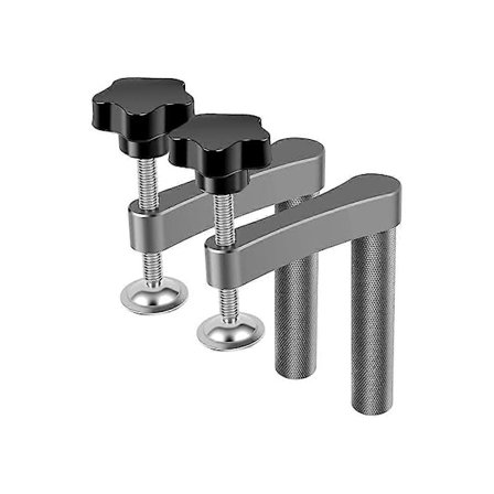 2 kpl Penkkikoira Puristin Ruostumaton Teräs Koira Reikä Puristin Säädettävä Penkki Työpöytä Klipsi Puuntyöstöön (