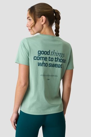 Everyday Cotton T-shirt Light Moss Green