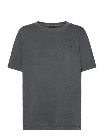 Regular Fit Tee Overdyed T-shirt Top Grå G-Star RAW