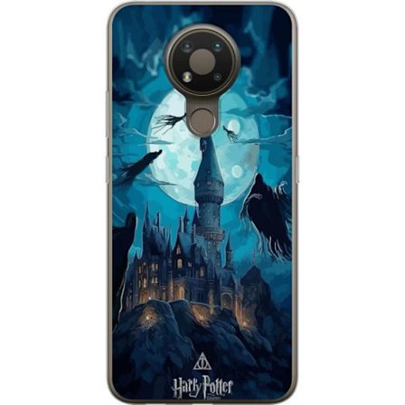 Yhteensopiva Puhelinkuori Nokia Nokia 3.4 Maaginen fantasiakuvaus, jossa linna kuunvalossa ja leijuvat olentot, pimeä satuilmapiiri noitataiteen ja t