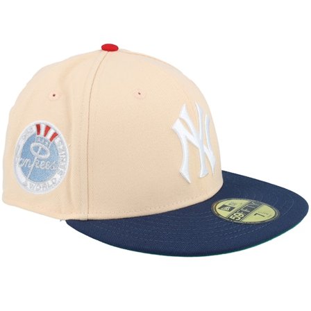 New Era - MLB Beige fitted Casquette - New York Yankees Tropical Peach 59FIFTY 62 World Series Mango Mocha Fitted @ Hatstore