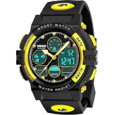 Lysende multifunksjonell student sport vanntett elektronisk barneklokke utendørs sportsklokke for mannlige studenter