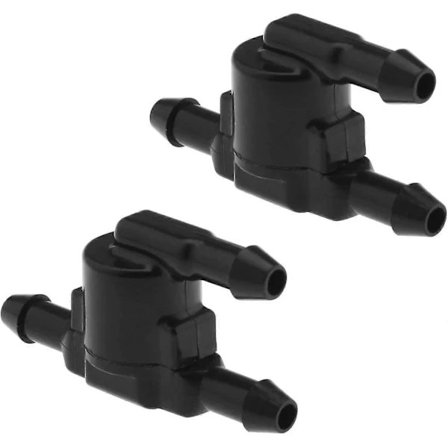 2 st Vindrutespolar Backventil Kontrollslang T-koppling 3-vägs