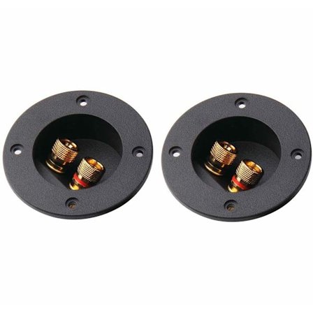 Way Speaker Terminal Block 2 stk Høyttalerterminal Binding Post for Subwoofer Kabel Plugger Terminaler
