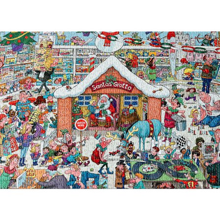 Mindbogglers Santa Express 1000-bitars Julpussel Barnleksak C