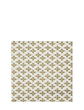 Napkins, Shield, Golden Home Textiles Kitchen Textiles Napkins Paper Napkins Gold House Doctor