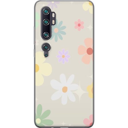 Mobilskal till Xiaomi Mi Note 10 Pro med fejdande blommor
