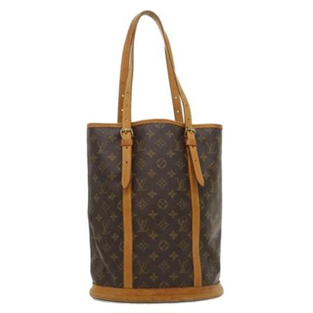 Louis Vuitton Vintage, Pre-owned Bucket Bag Bruin, Dames, Maat:ONE Size,leer