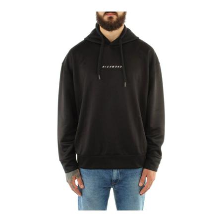John Richmond Sweatshirts Sort, Herre Hættetrøjer