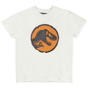 Molo Jurassic World Roxo GOTS Graphic T-shirt 110 cm - Tops - 110 CM - White - Junge
