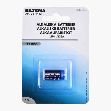 4LR44/PX28G Alkaliskt batteri 6 V - Biltema