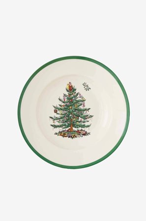 Spode - Suppetallerken Christmas Tree diameter 23 cm - Hvit - Tallerkener - Fra Homeroom