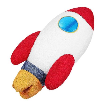 Raket Skip Puter, Morsomme Romputer Søte Romputer Pute for Rom Raket Skip Rom Barnerom Dekor