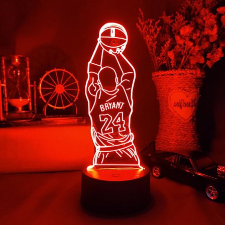 LED Basketball Natlampe 3D Lampe Lavt Effekt Soveværelse Dekoration Lampe til Restaurant Soveværelse Butik
