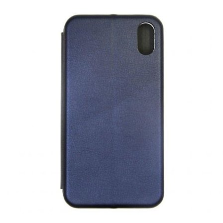 Flip Stand Leather Case For iPhone XR Midnight Blue