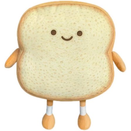 Toast Brød Pude Sjov Mad Plys Legetøj Puder Lille Sød Udstoppede Plys Toast Sofa Pude (toast Brød, gylden) (Fww)