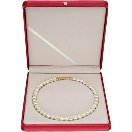 Juveler Velvet Æske Perlekæde Æsker til Smykker Gaveæsker Display Case Bryllup Smykker Organizer Opbevaring Holder Æsker (rød)