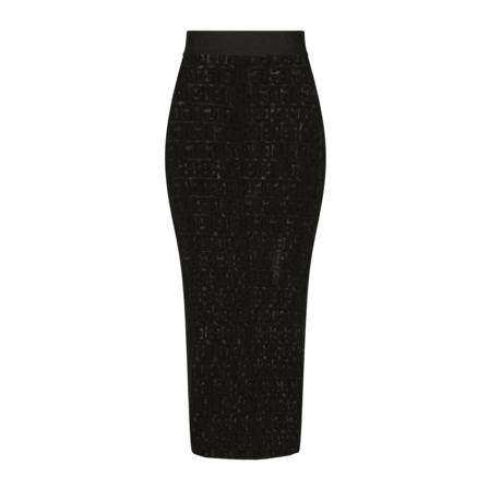 Dolce & Gabbana Midi Skirts Sort, Dame, Størrelse: XS