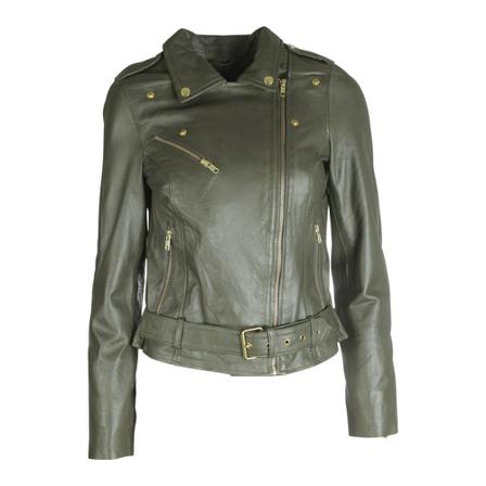 Butterfly Copenhagen, Biker jacket 10575 Groen, Dames, Maat:S