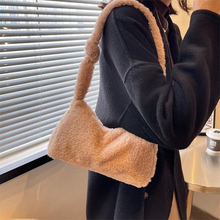 Fløjls taske dame håndtaske