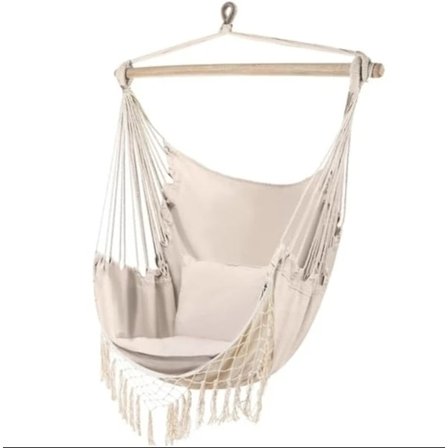 Hængekøje / Hænge Stol - Hængende Gynge / Hængekøje Beige