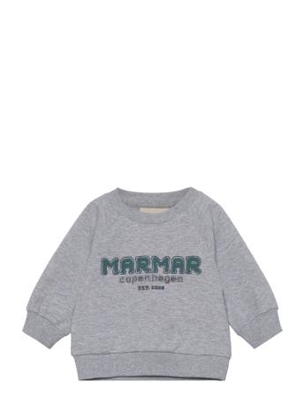 Theos B Sweat-shirt Genser Grå MarMar Cph*Betinget Tilbud