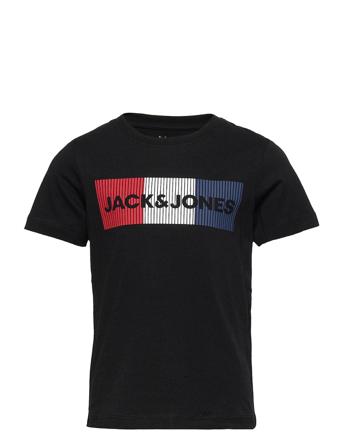 Jjecorp Logo Tee Ss Crew Neck Noos Jr T-shirt Sort Jack & J S