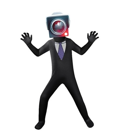 Toilet Drenge Kostume Halloween Cosplay Bodysuits 160MONITOR MAN