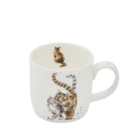 Wrendale Mugg Feline Good Katt 31 cl Kök & matlagning Vit