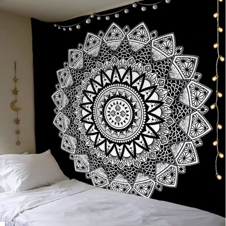Boheme Indisk Hippie Mandala Gobelin Vægklæde