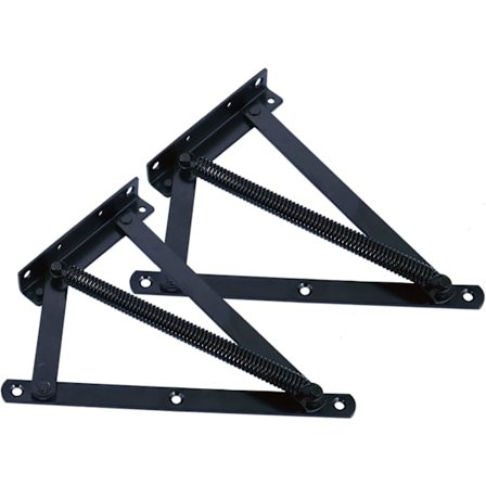 Musta sohva kolmiojousisarana säilytyslaatikko sänkylaatikko tarvikkeet sohva taitettava sarana 2kpl -FY