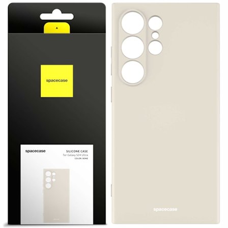 Spacecase Silikonfodral För Samsung Galaxy S24 Ultra Bone