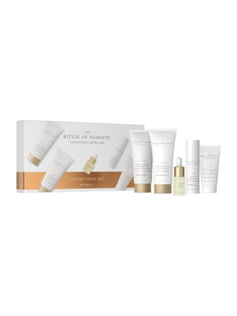 Rituals The Ritual of Namasté Set cont.: Anti-Ageing Serum 10 ml + Bakuchiol Serum 4 ml + Velvety Smooth Cleansing Foam 30 ml + Skin Brightening Face 