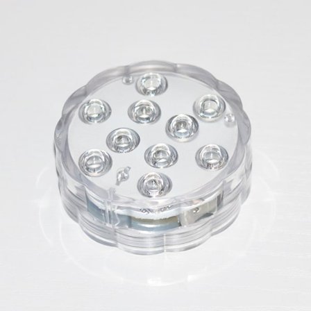 Vattentät LED-lampa, 4-pack vattentät LED-lampa med fjärrkontroll RGB-färgväxlande damm