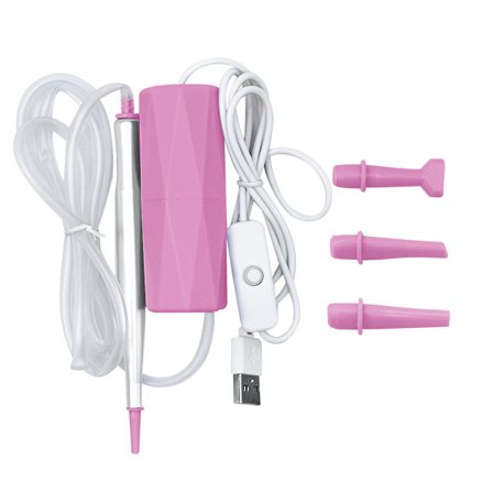 Elektrisk diamantkunstpen til maling, USB-opladning vakuum diamantkunstpen med 3 spidser, tilbehørsværktøj til hurtigere og præcis placering af AB-