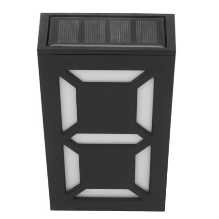 Solcelled LED Husnummerlys Hage Solcelledrevet Adresse Skilt LED Opplyst Utendørs Plakater Veggkunst Opplyst