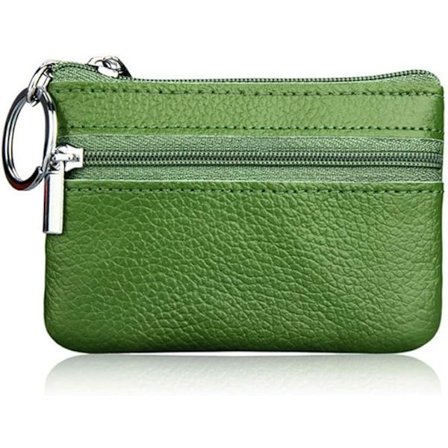 Læder nøglepung lille nøgleholder til mænd og kvinder