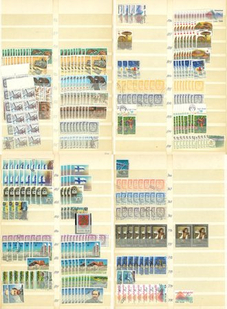 Finland - Dubletsamling i 2 indstiksbøger