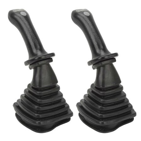 Gravemaskine Joystick Håndtag, 2 Pak 3 Knapper Gravemaskine Joystick Greb med Støvkappe Udskiftning til DH DX150 215 225 300 370-9C