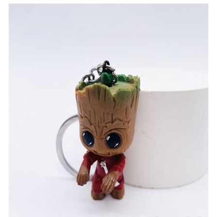 En Q-version tecknad, ett trädkaraktär gratulationskort kreativ nyckel