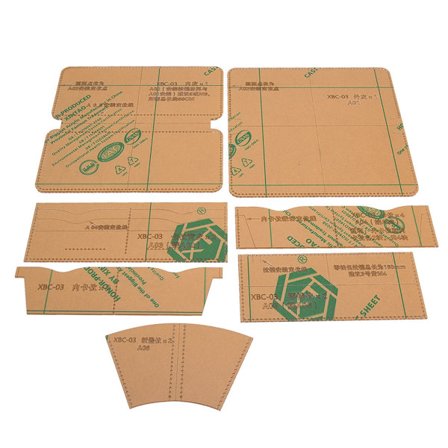 Akryl Nøglering Sæt Læder Håndværktøj Pung Håndtaske Skabelon