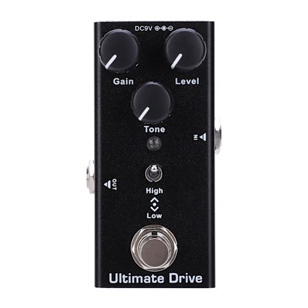 Ultimate Drive Elguitar Effektpedal Mini Single True Bypass Guitardele DC 9V JDF-2