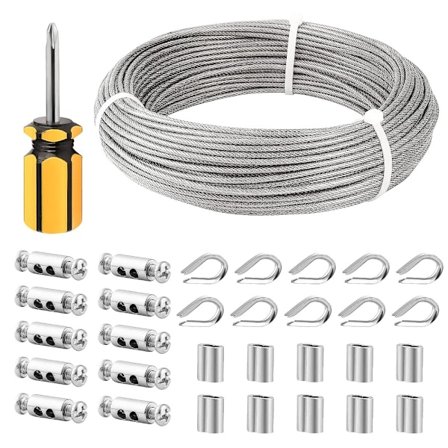 1sett Wire Cable Clamps Wire Cable Kit Wire Rope Cable