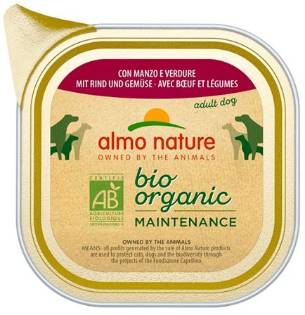 Almo Nature Daily Menu Bio Cibo Umido Manzo E Verdure Cani Adulti