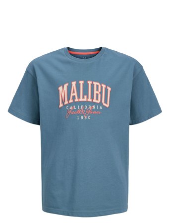 Jjdetroit Tee Ss Crew Neck Jnr Blue Jack & J S