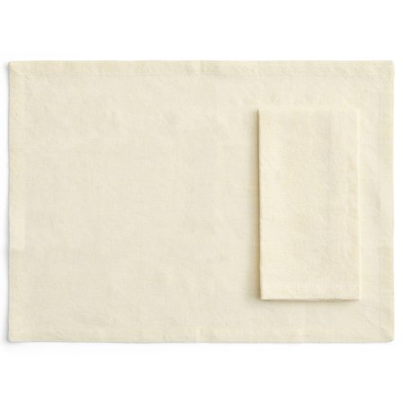 Hay Tavolo bordbrikke/serviett 4-pakning, soft yellow