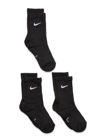 3W-3Pk Crew Sock Black Nike